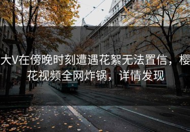 大V在傍晚时刻遭遇花絮无法置信，樱花视频全网炸锅，详情发现